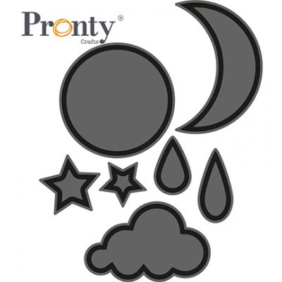 Pronty Foam Stamps - Basic Weather Shapes Open